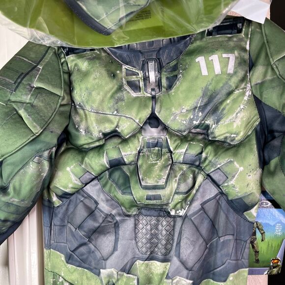 Disguise Boys' HALO Infinite Master Chief Jumpsuit Halloween Costume - Picture 6 of 10